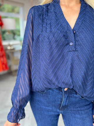 Sam Blouse Navy