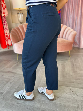 Mabel Navy Chinos (Reg)