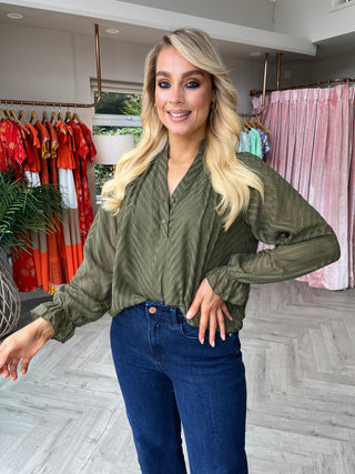 Sam Blouse Khaki