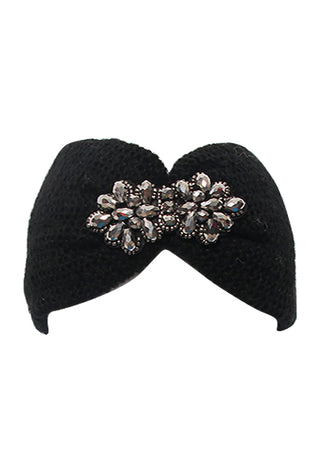 Black Knitted Headband