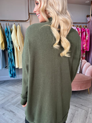 Cally Khaki Knit