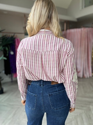 Petal Stripe Shirt