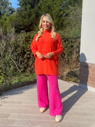 Darine Pink Knit Pants