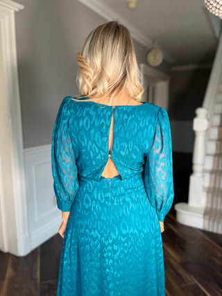 Brooke Teal Dress