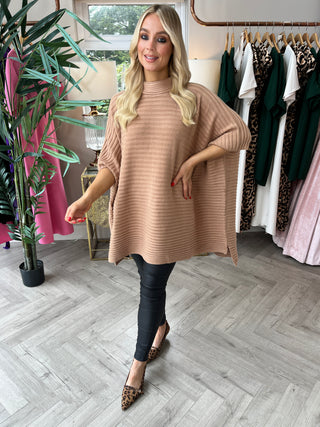 Janey Camel Cape