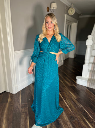 Brooke Teal Dress