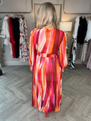 Flame Midi Dress