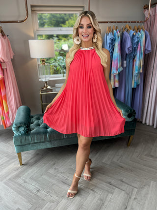 Mindy Dress Coral