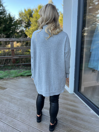 Cally Light Grey Knit