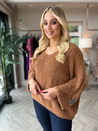 Dreamy Star Knit Camel