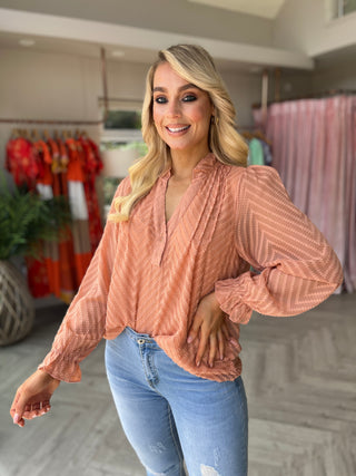 Sam Blouse Peach