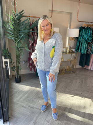 Lemons Grey Cardi