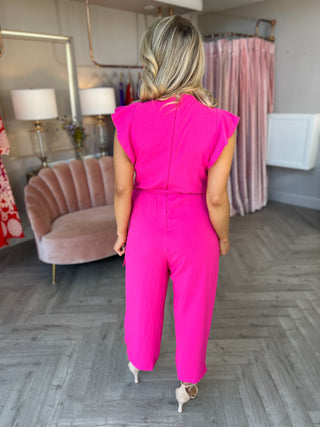 Frankie Cerise Jumpsuit