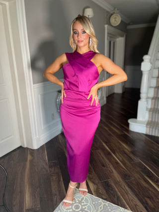 Sarah Jane Magenta Kleid