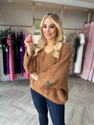 Dreamy Star Knit Camel