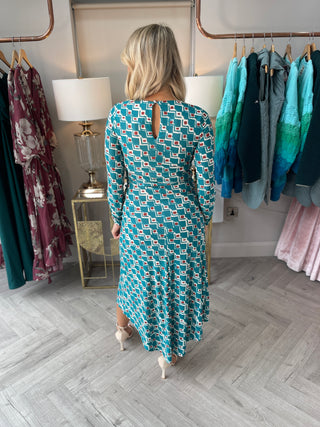 Sienna Teal Dress