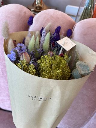 Dried Flower Purple Bouquet