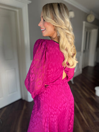 Brooke Magenta Dress