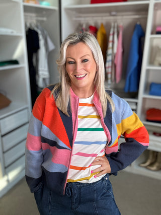 Brunswick Rainbow Stripe Top