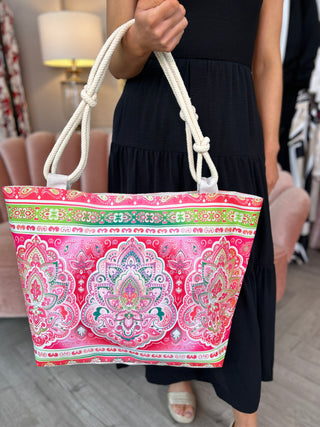 Kai Pink Beach Bag