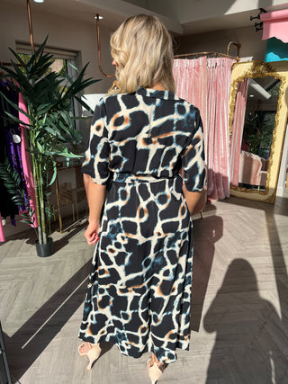 Kleid mit Animalprint „Piper“