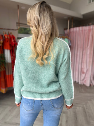 Poppy Knit Green