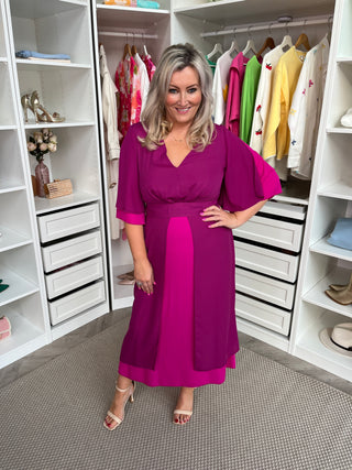 Arabella Plum Dress