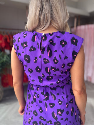 Vestido morado Amay