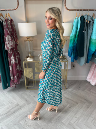 Sienna Teal Dress