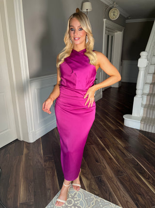 Sarah Jane Magenta Kleid