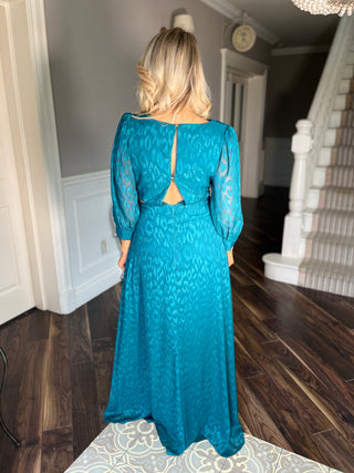 Brooke Teal Dress