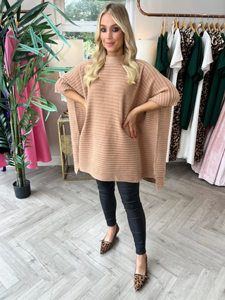 Janey Camel Cape