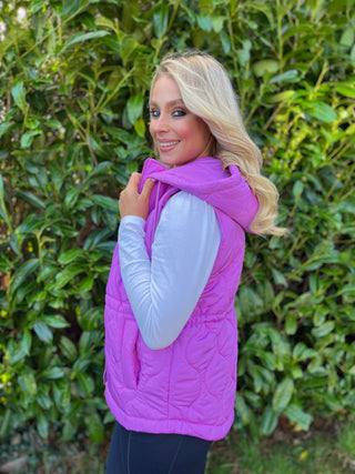 Denise Purple Gilet