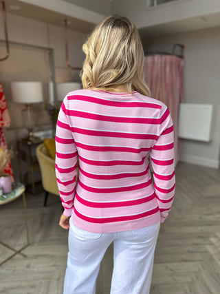 Bria Pink Knit