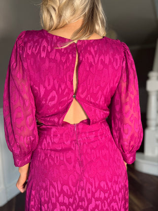 Brooke Magenta Kleid