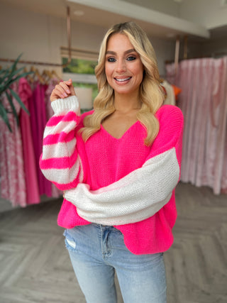 Harley Knit Neon Pink