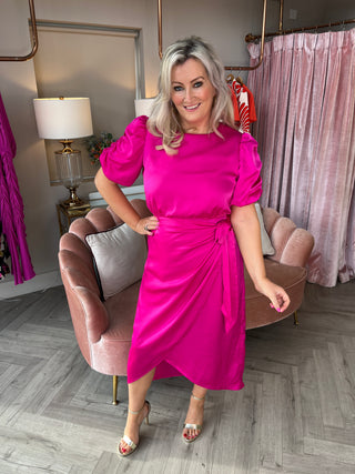 Elianna Pink Pop Dress