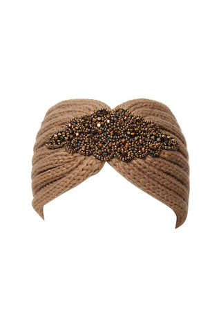 Taupe Knitted Headband