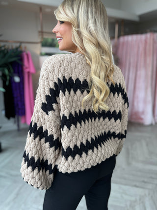 Chevron Chill Knit