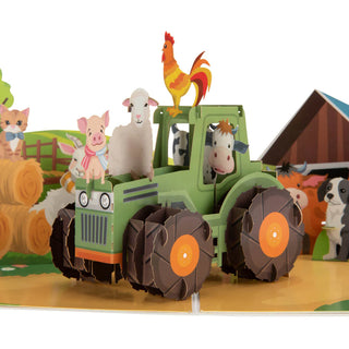 Farm Animals Pop-up Card