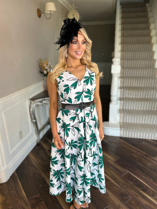 Petal Green Dress