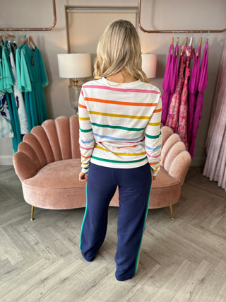 Brunswick Rainbow Stripe Top