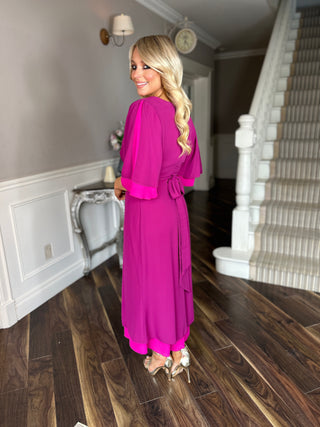 Arabella Plum Dress