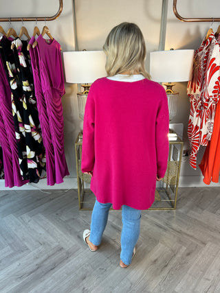 Layla Fuschia Cardi