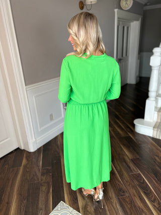 Malary Green Dress