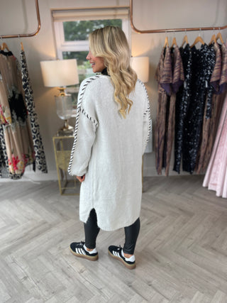 Sacha White Cardi