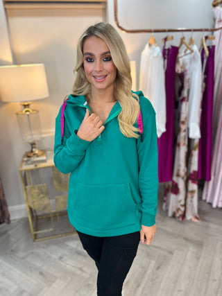 Halle Green Hoodie