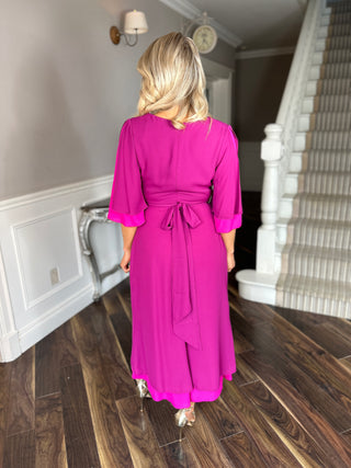 Arabella Plum Dress