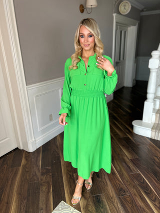 Malary Green Dress