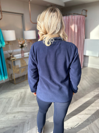 Fay Navy Fleece